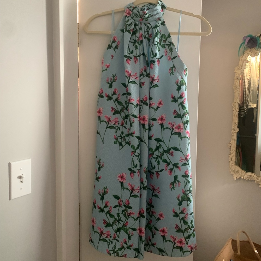 Cynthia Steffe Halter Cocktail Dress